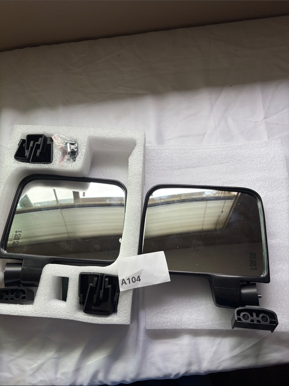 Golf cart mirrors